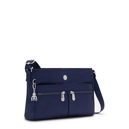 Sac À Main Kipling New Angie Crossbody Bag Bleu | FR 1929LI